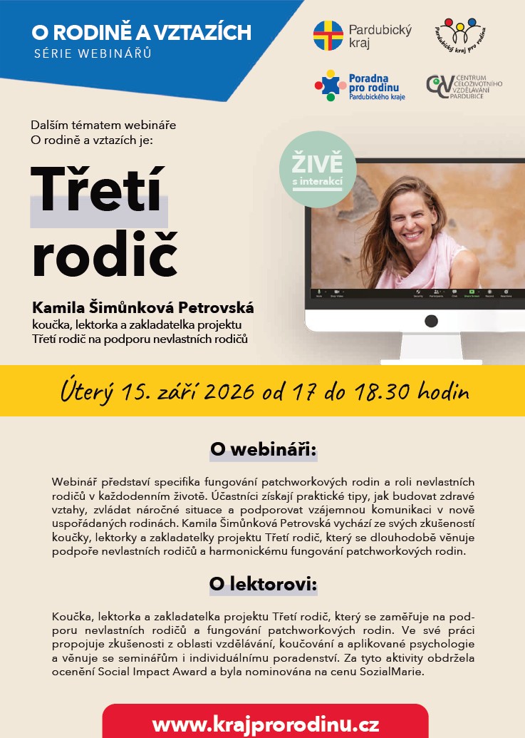 Webinář - Třetí rodič